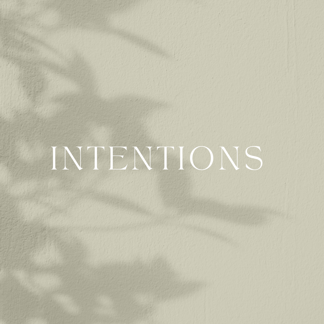 New Year, 2022 Intentions