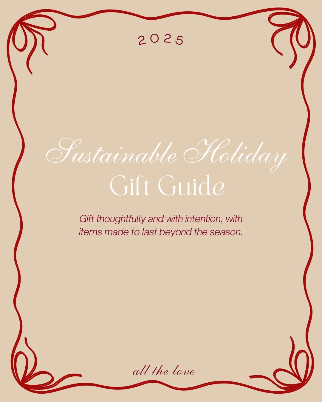 2025 Sustainable Holiday Gift Guide