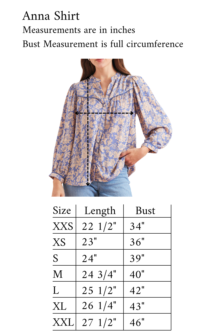 Anna Shirt in Daydreamer Floral