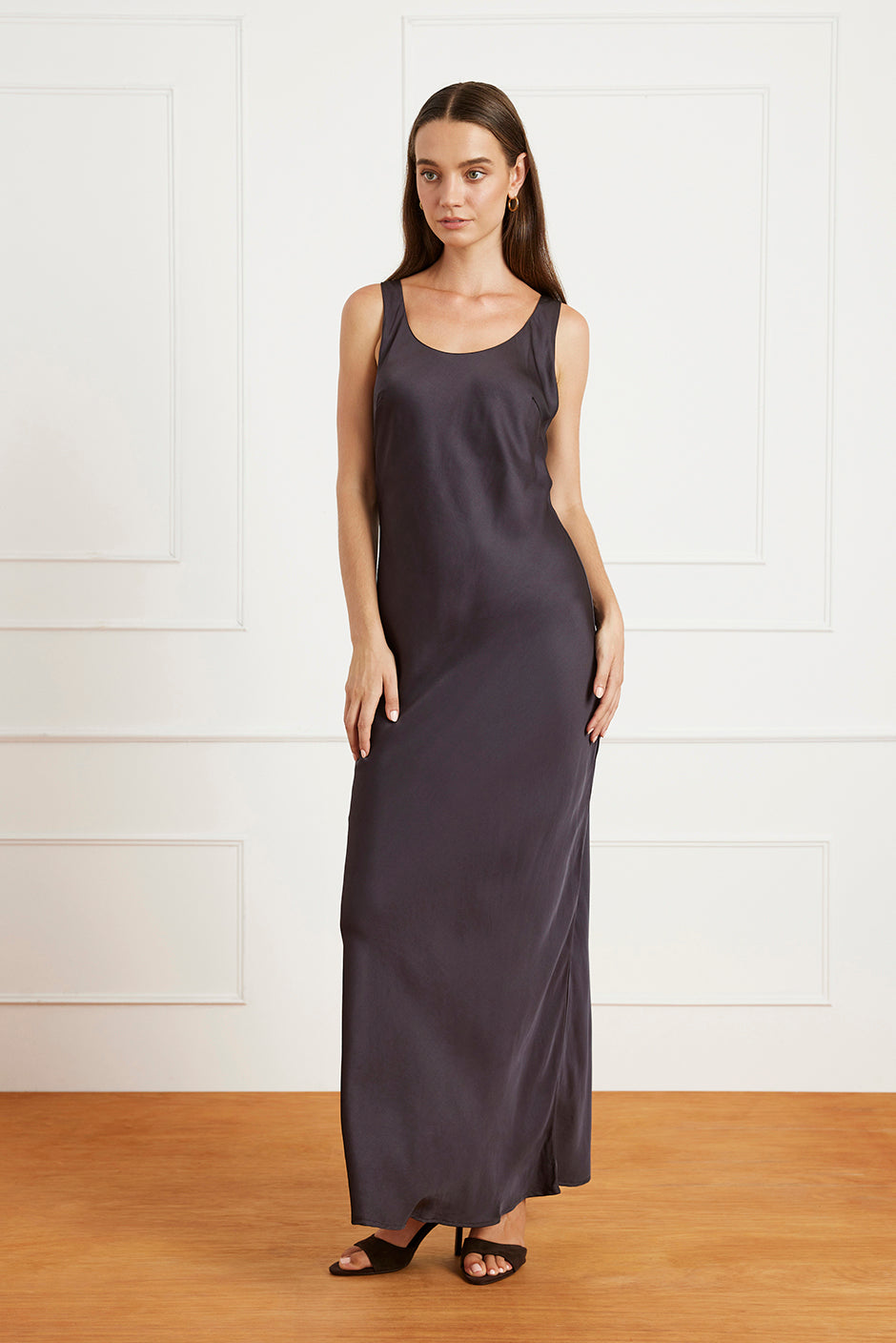 Lola Slip Dress in Navy