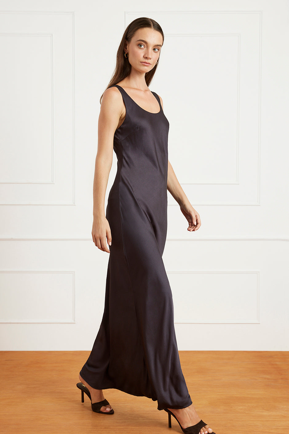 Lola Slip Dress in Navy