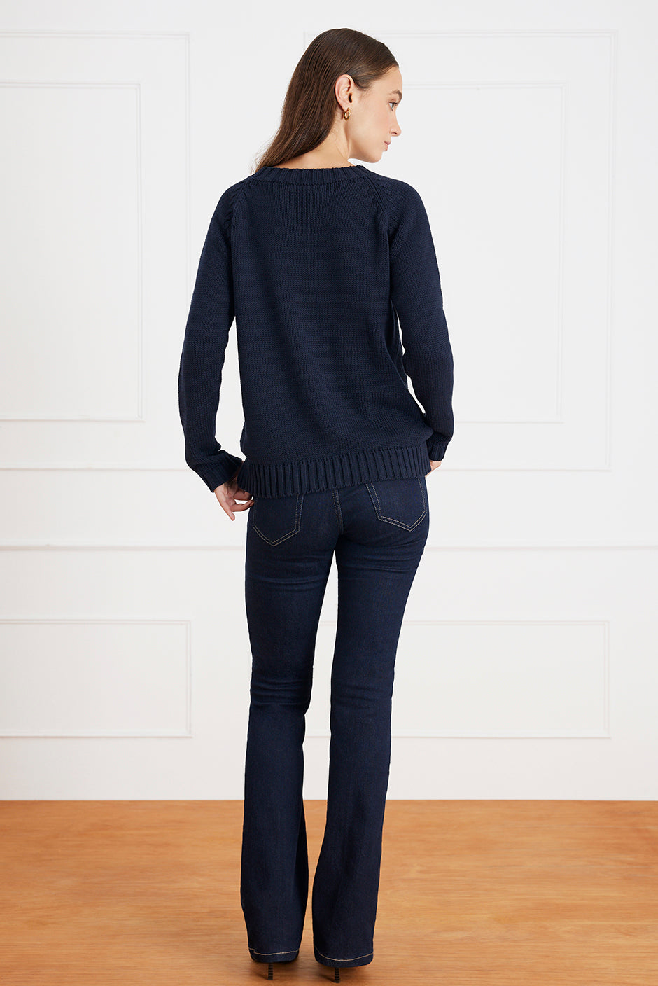 Aspen Crewneck in Midnight Navy