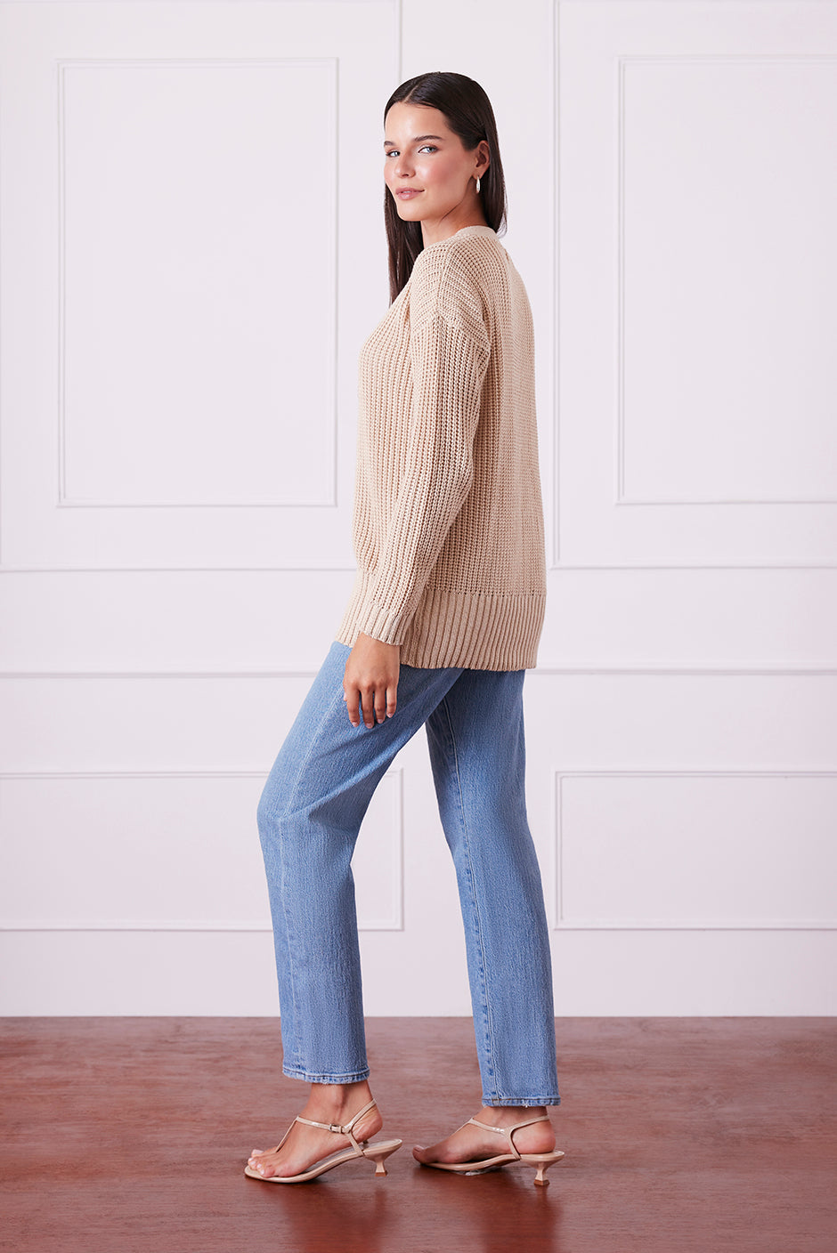 Emily Cardigan in Sand