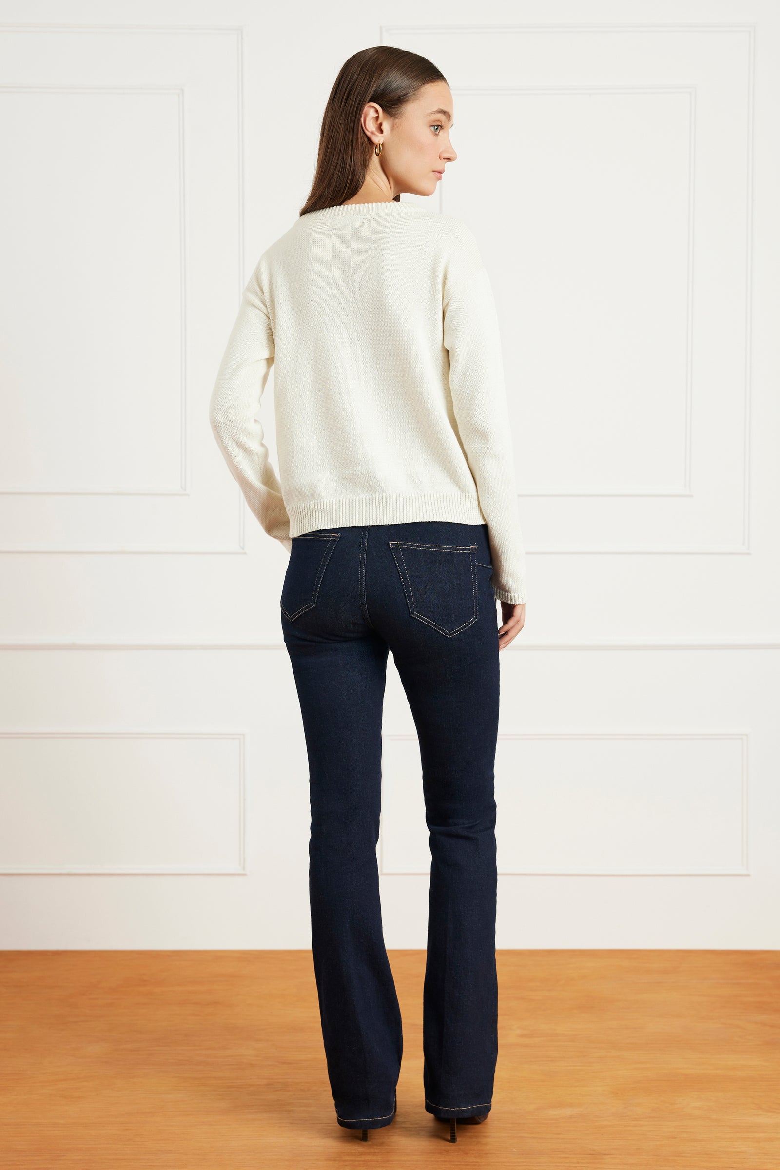 Ruthie Cardigan in Oat Milk