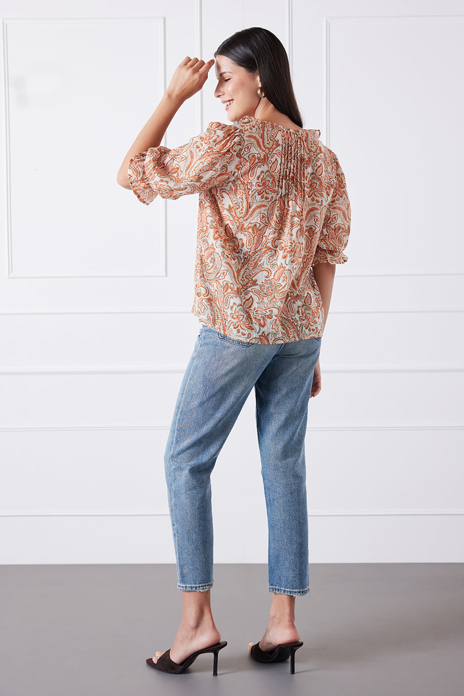 Chloe Shirt in Canyon Paisley
