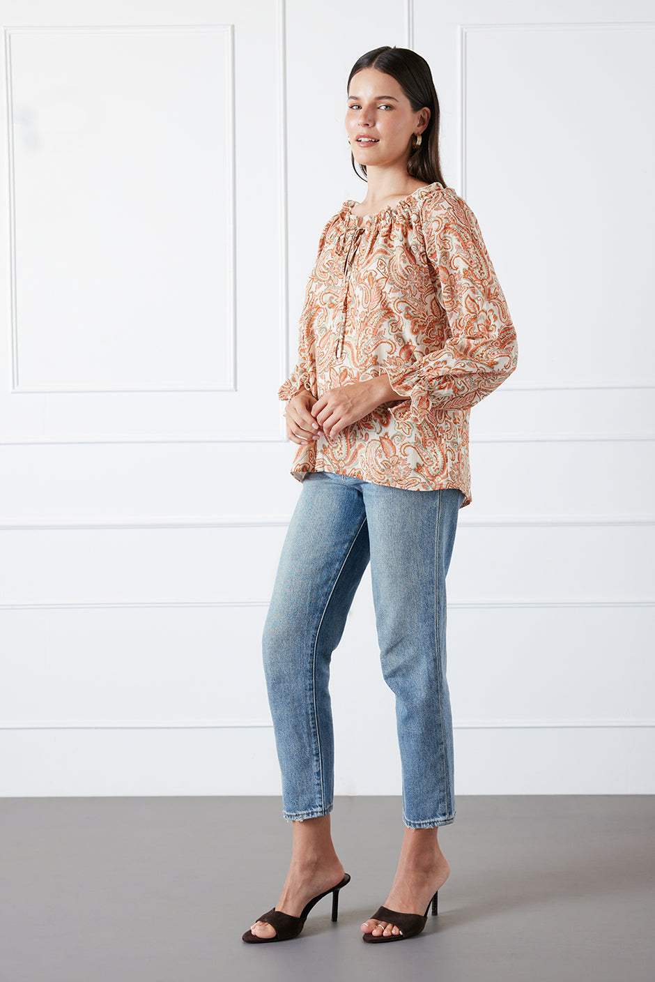 Esme Top in Canyon Paisley
