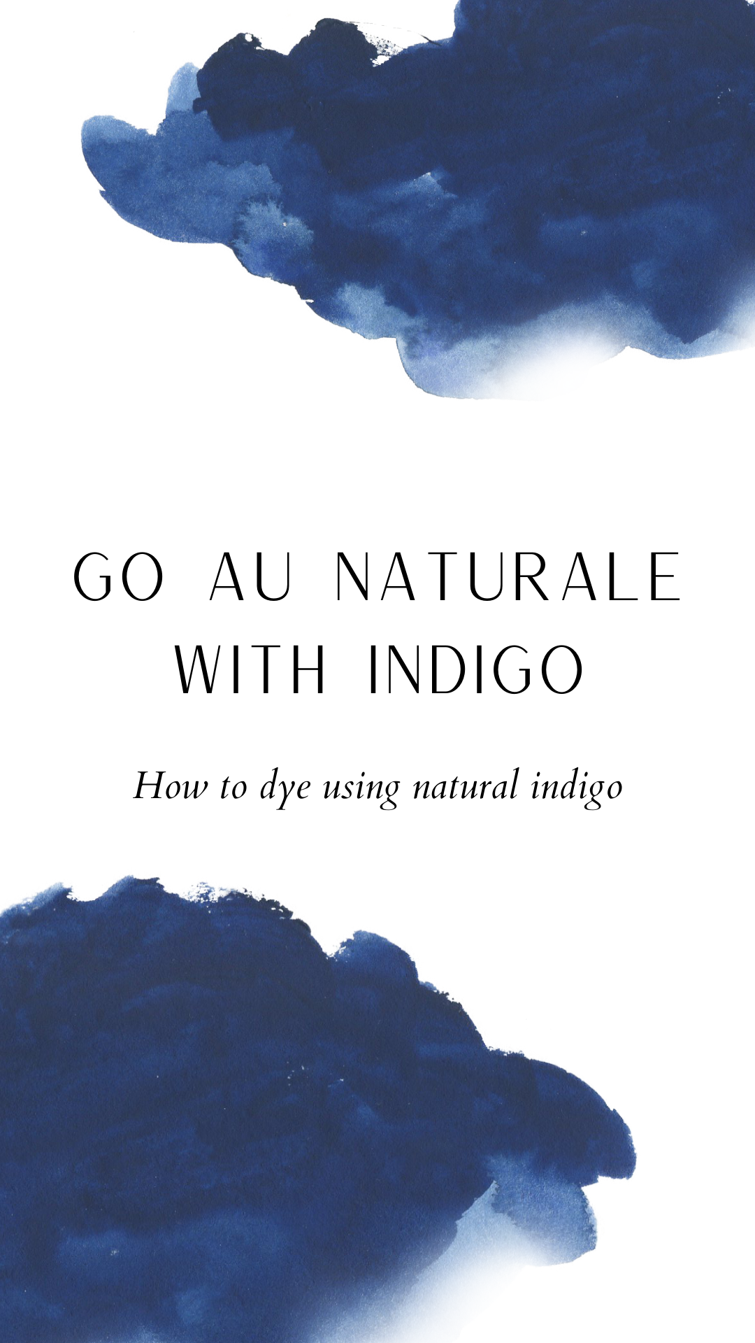 Indigo natural mineral oxide tie dying technique