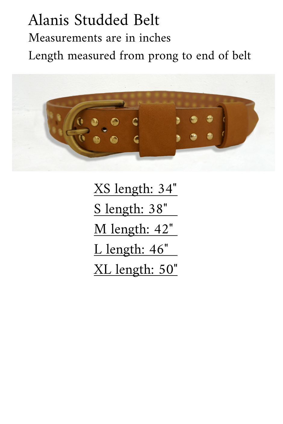 Alanis Studded Belt