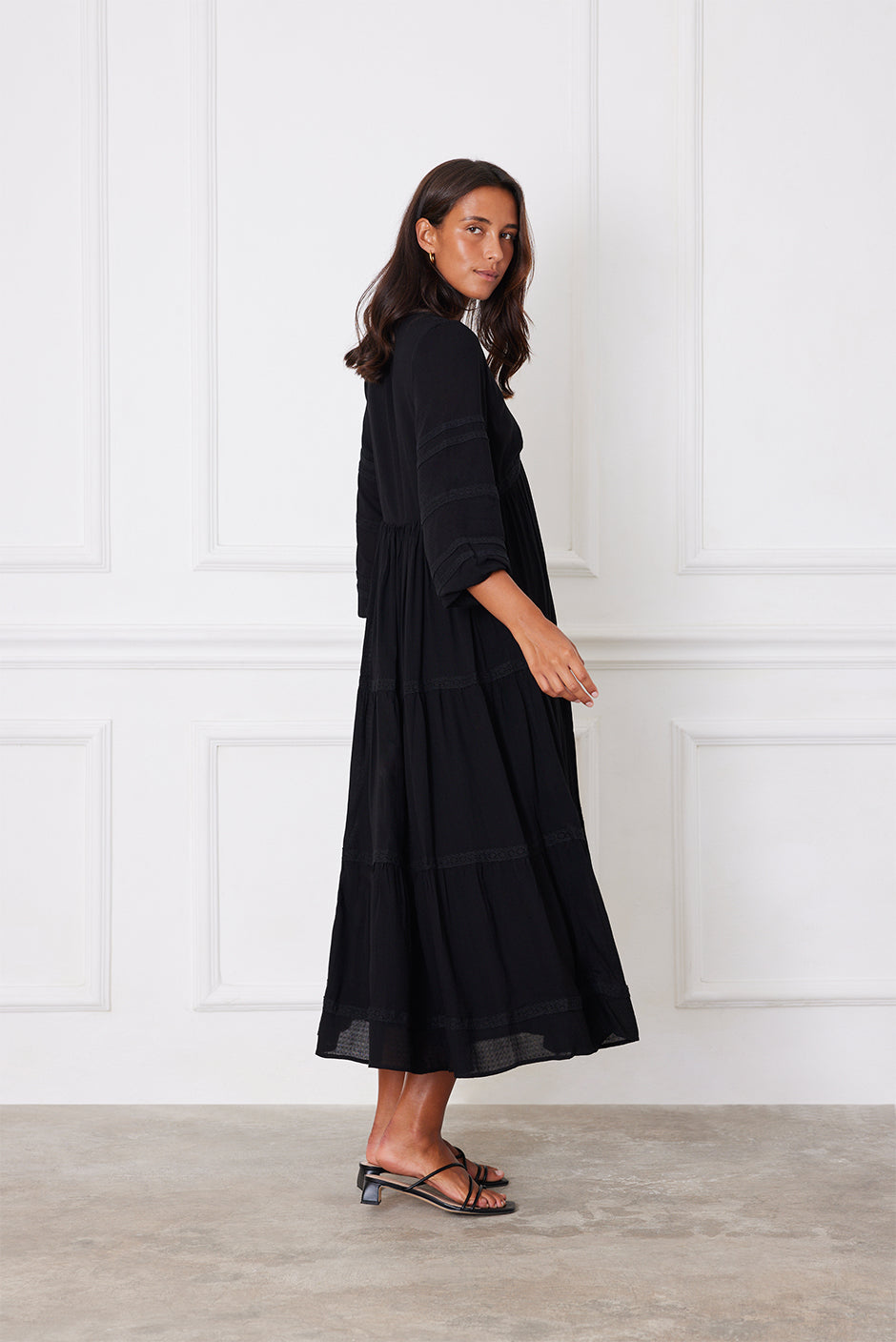 magnolia midi dress Yellow Magnolia Midi Dress Teuta Matoshi