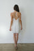 Isla Beaded Mini Dress in Cloud