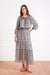 Esme Dress in Sapphire Vines