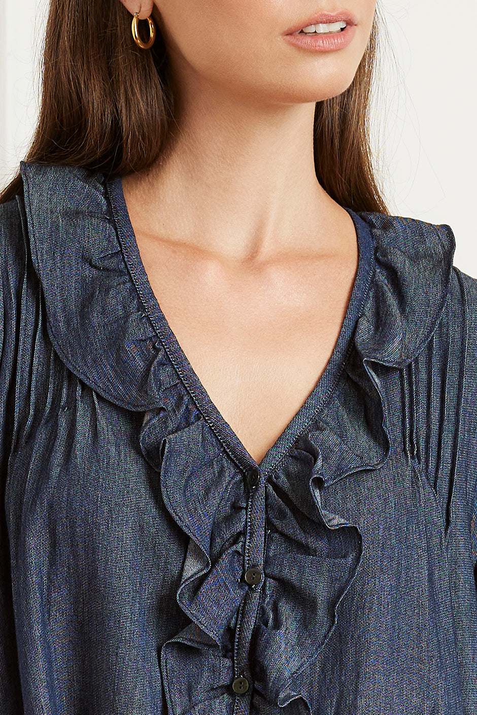 Chloe Mini Dress in Rinse Wash