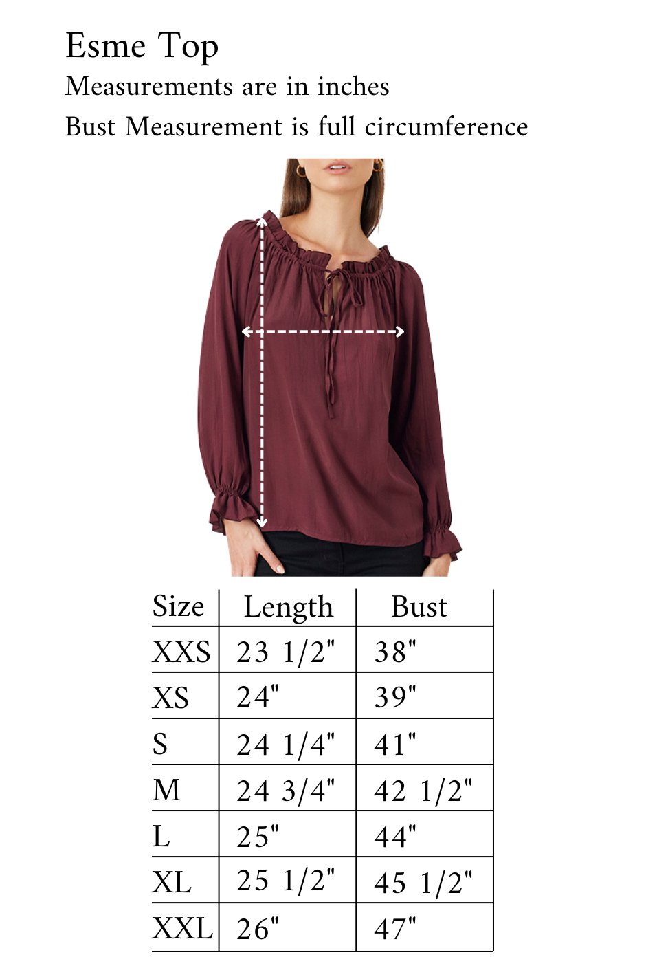 Esme Top in Eggplant