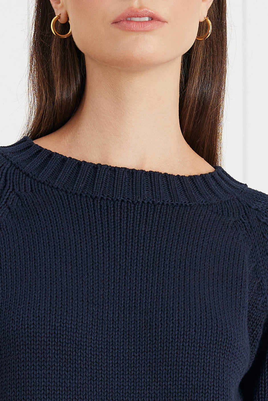 Aspen Crewneck in Midnight Navy