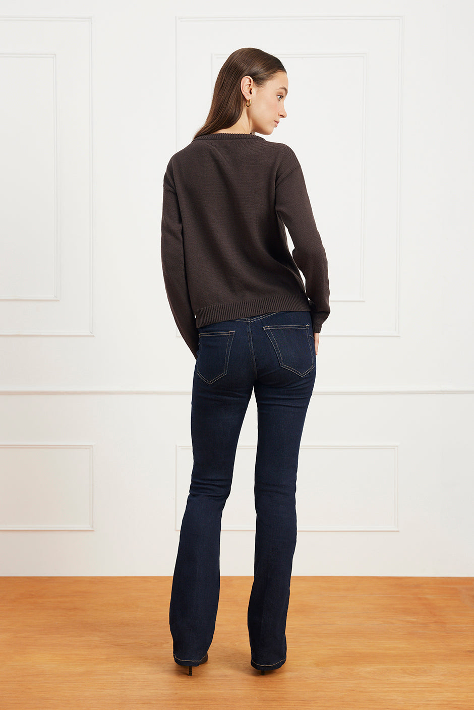 Ruthie Cardigan in Cacao