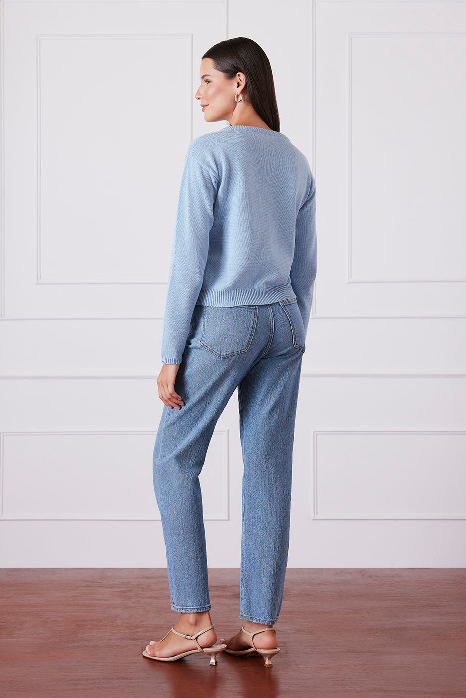 Ruthie Cardigan in Clarity Blue