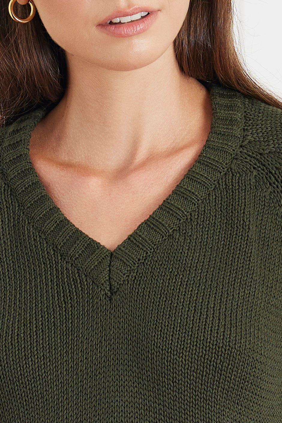 Selene Sweater in Forest Green