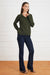 Selene Sweater in Forest Green