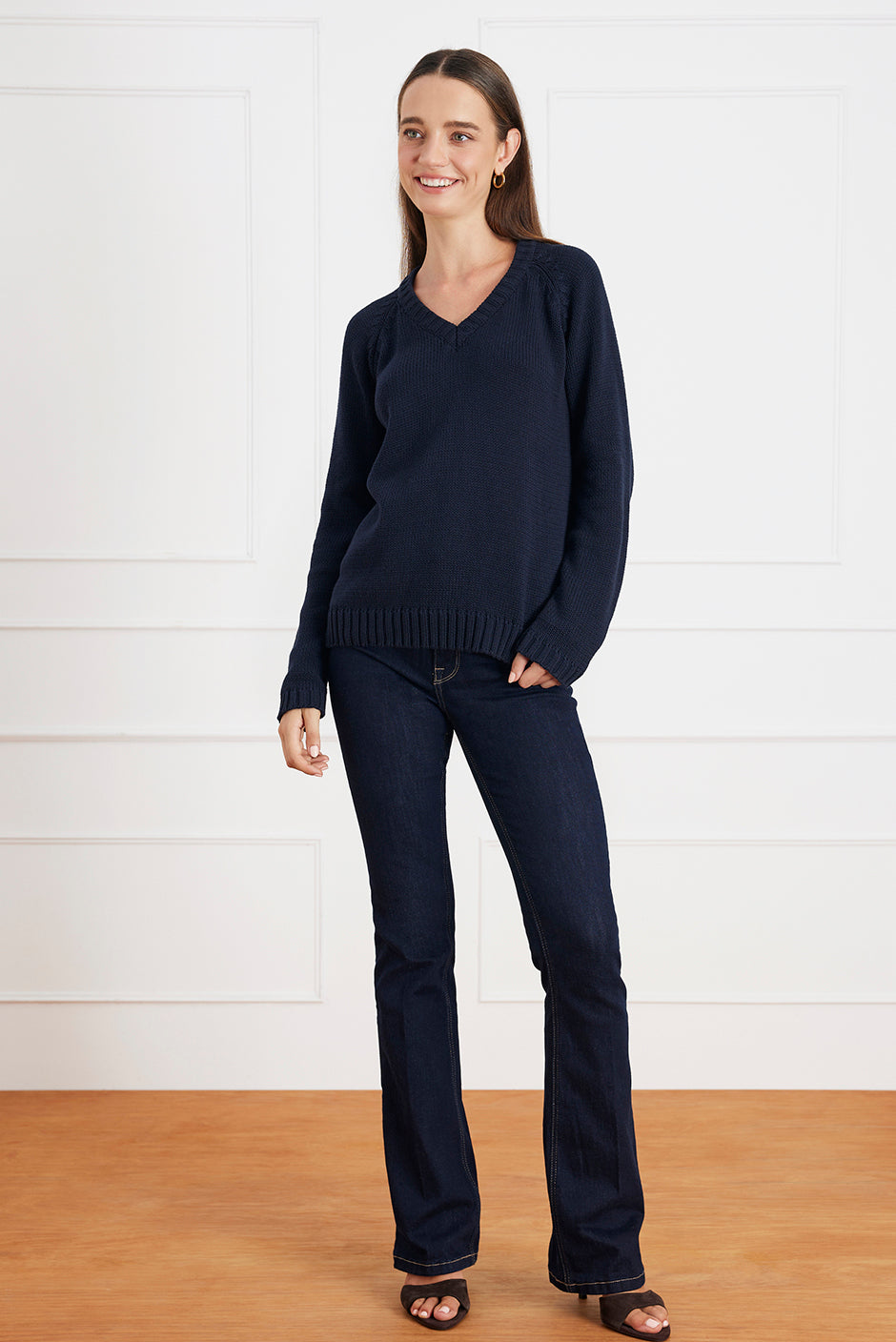 Selene Sweater in Midnight Navy