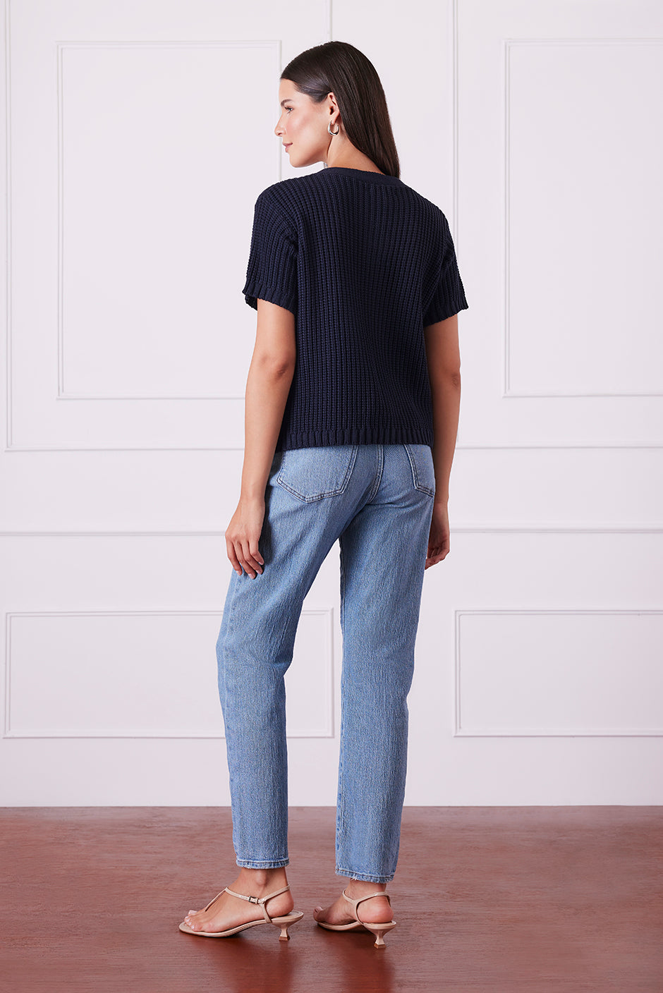 Margot Cardigan in Midnight Navy