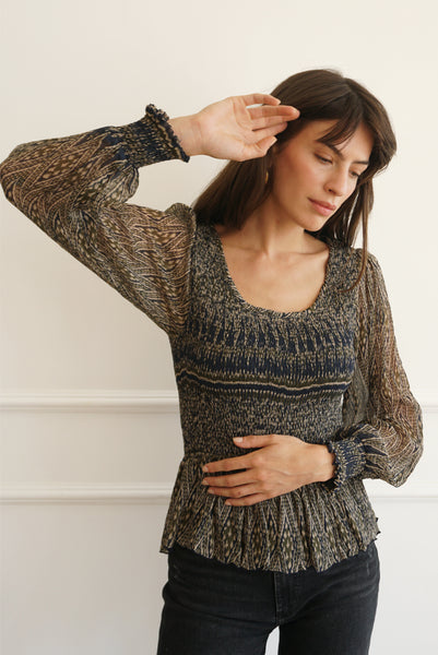 Sustainable & Ethical Luxury Women's Blouse: the Stella - Paneros