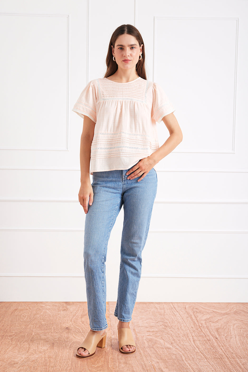 Dawn Tee in Bright Bellini