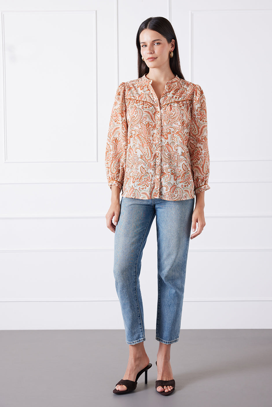 Anna Shirt in Canyon Paisley