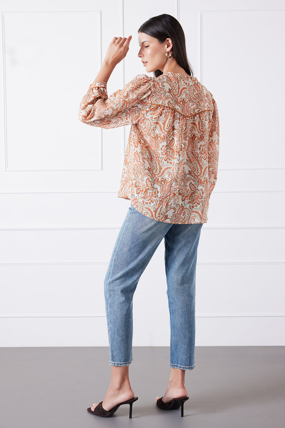 Anna Shirt in Canyon Paisley