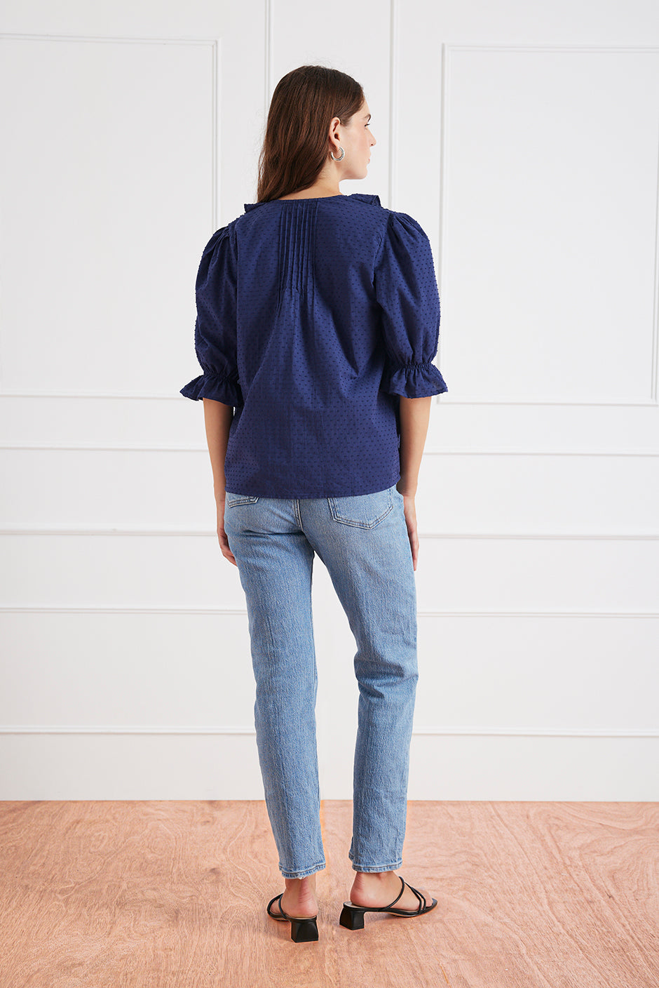 Chloe Shirt in Navy Solid