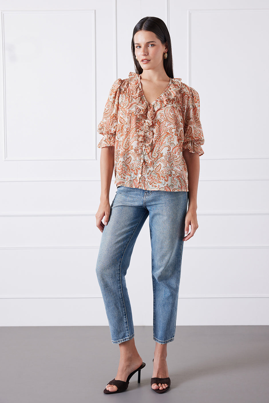 Chloe Shirt in Canyon Paisley