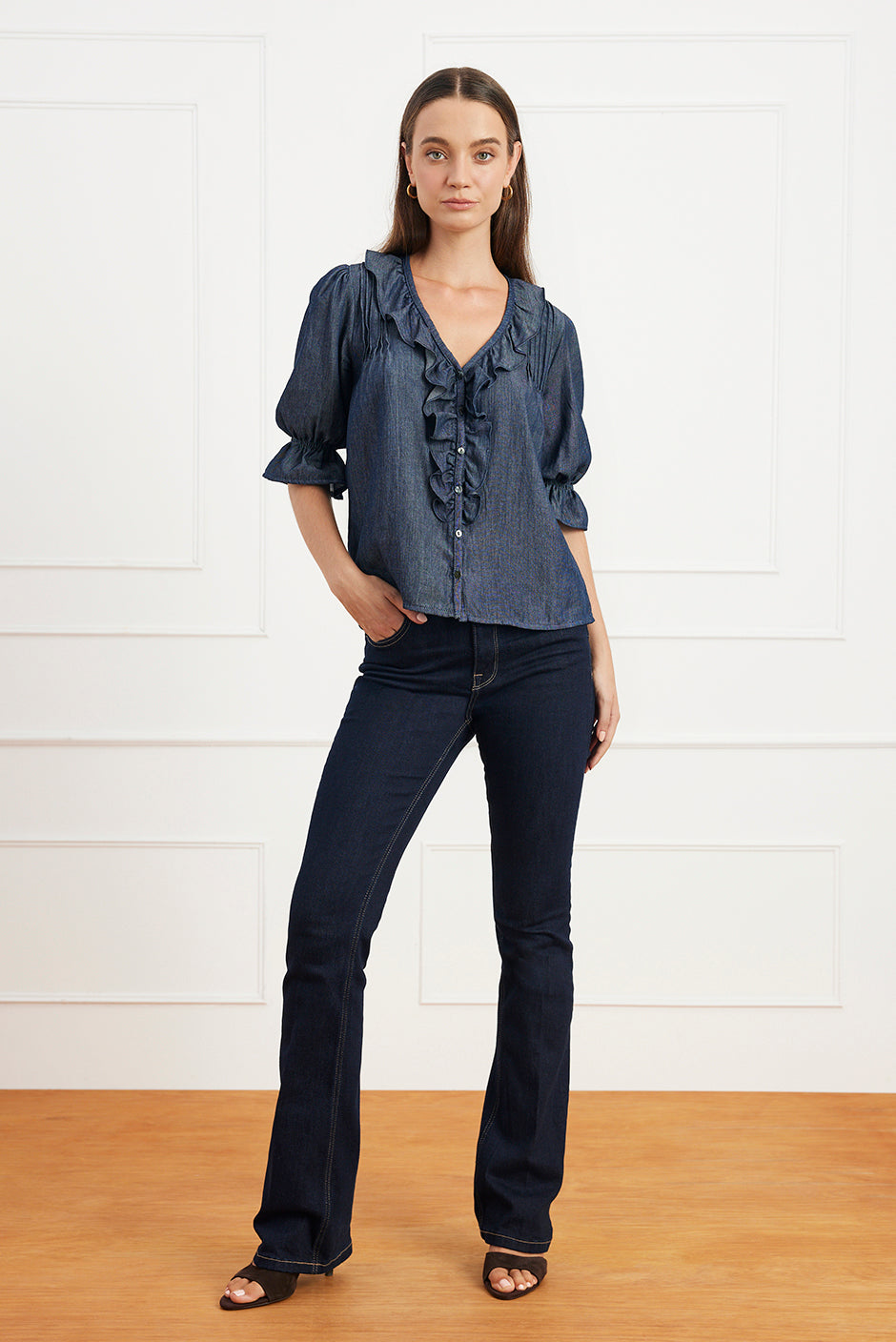 Chloe Shirt in Rinse Wash