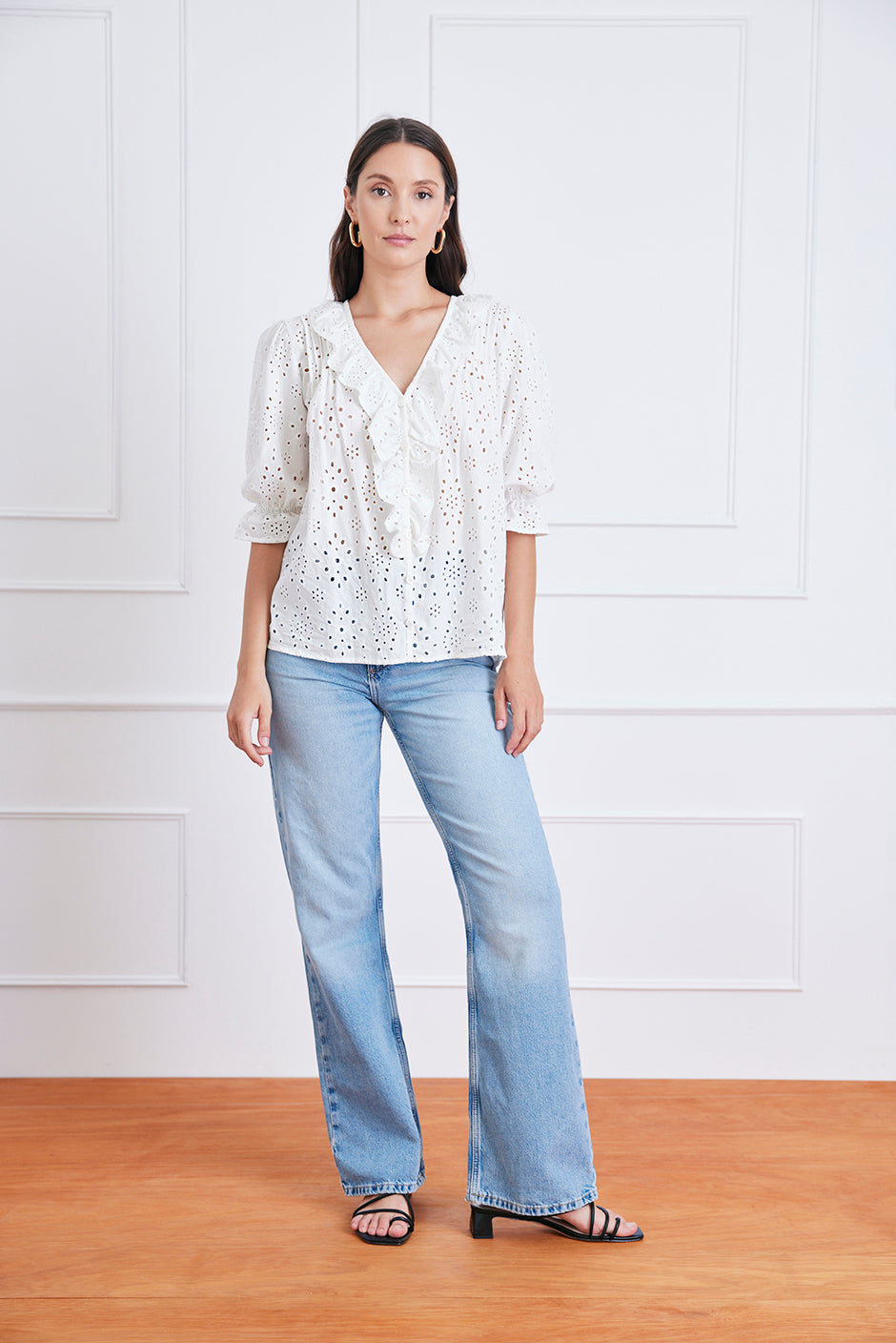 Chloe Shirt in Eyelet
