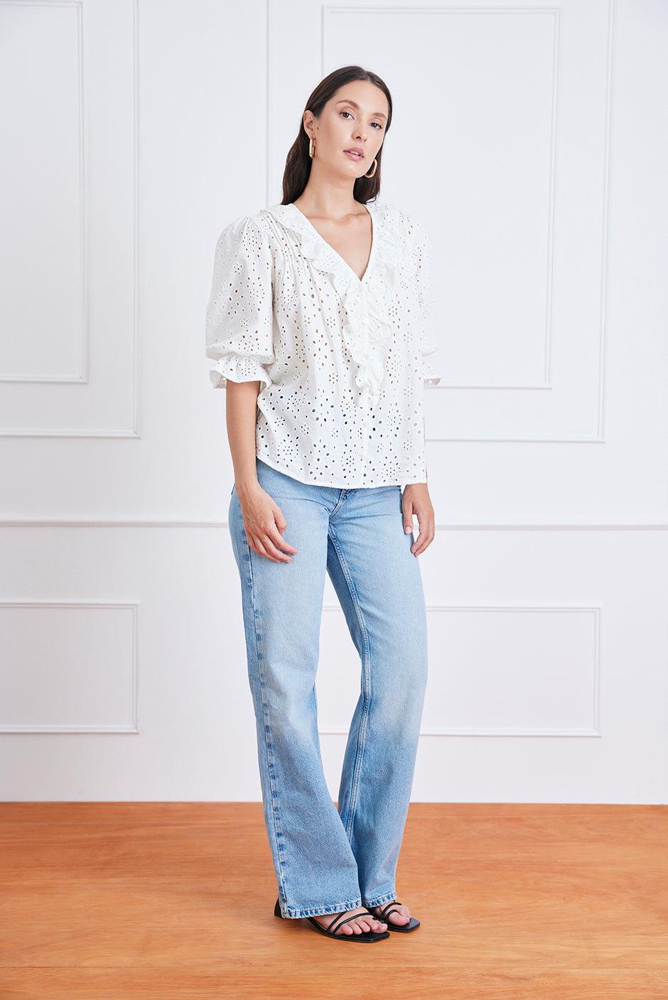 Chloe Shirt in Eyelet