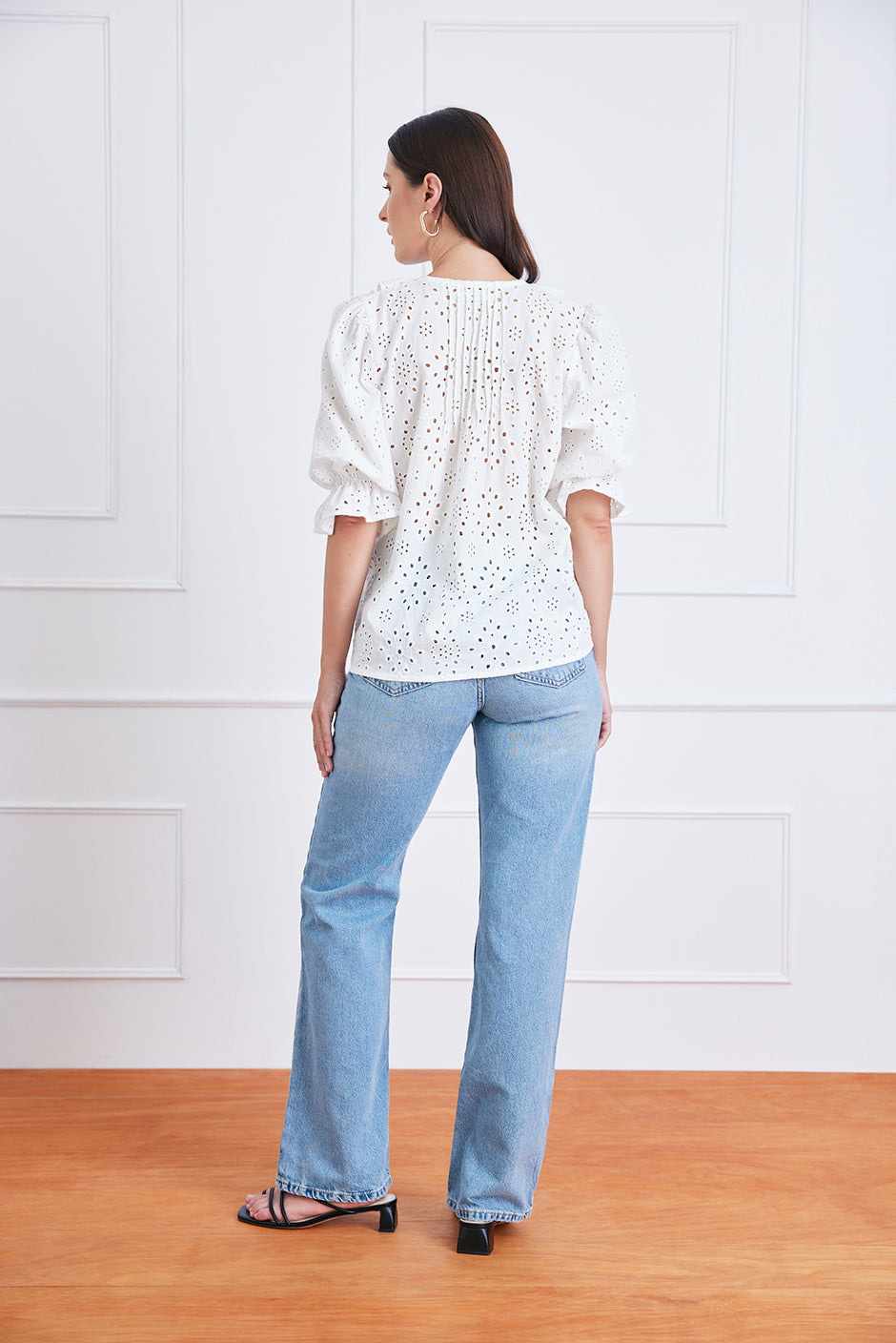 Chloe Shirt in Eyelet
