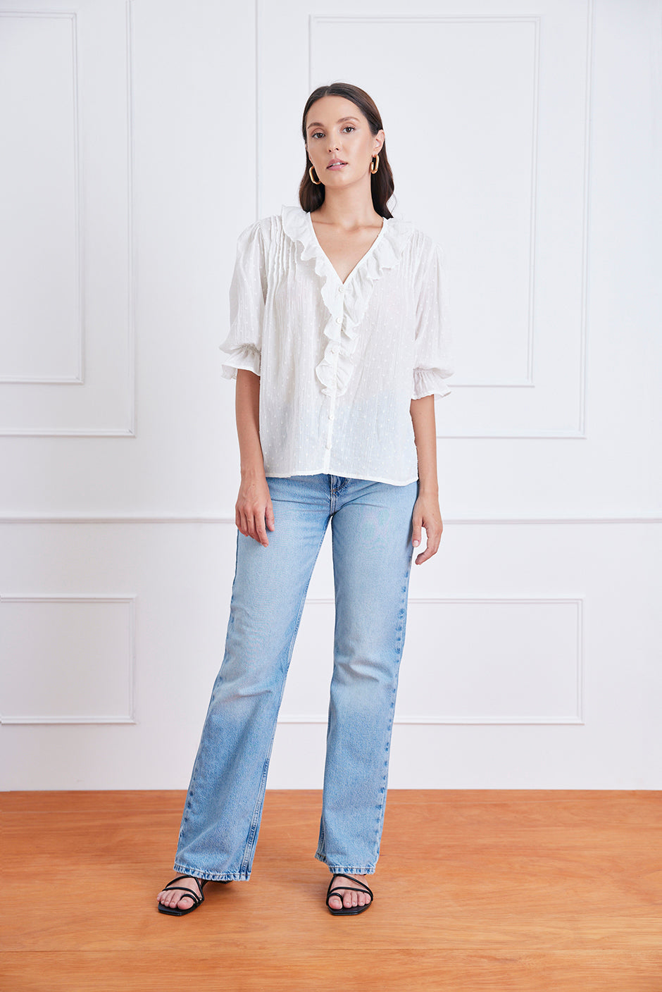 Chloe Shirt in Gold Dust