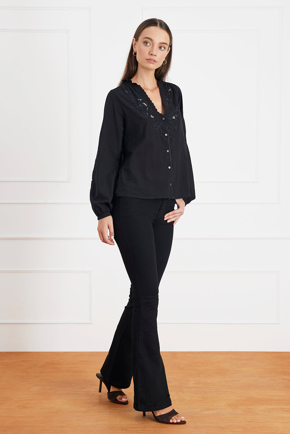 Camilla Blouse in Black