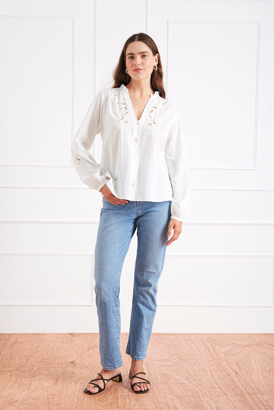 Camilla Blouse in Off White