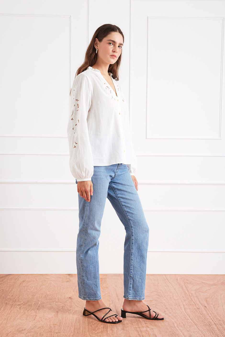 Camilla Blouse in Off White