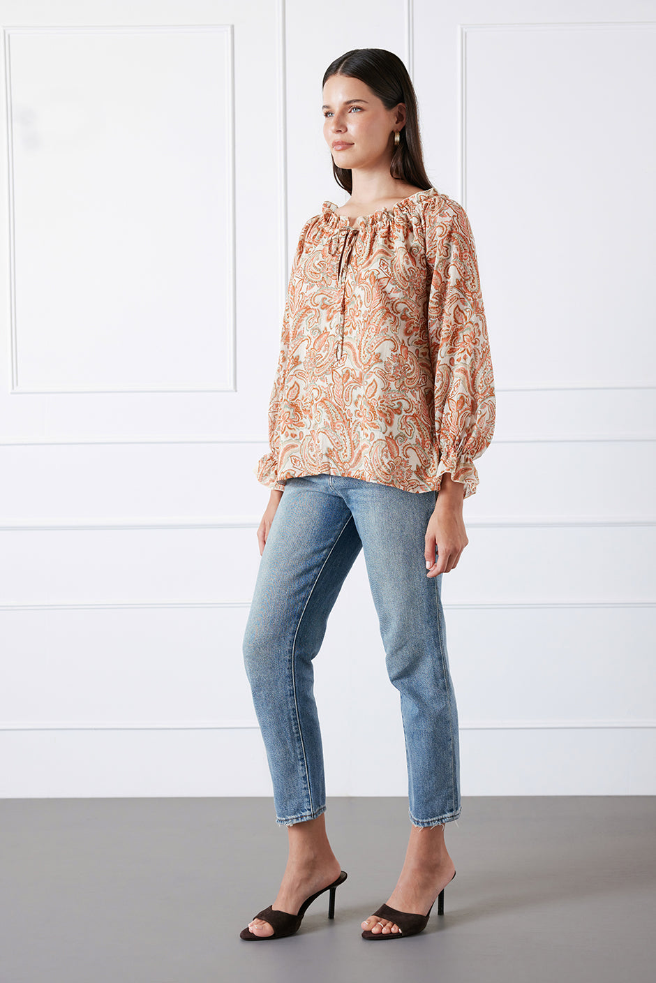 Esme Top in Canyon Paisley