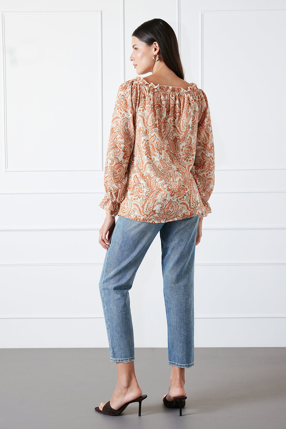 Esme Top in Canyon Paisley