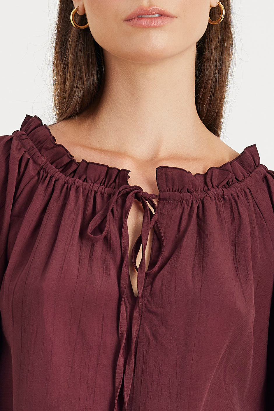 Esme Top in Eggplant