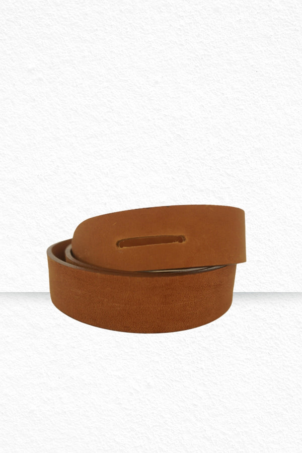 Shop Sustainable Handcrafted Women's Wrap Leather Belt the Fiona