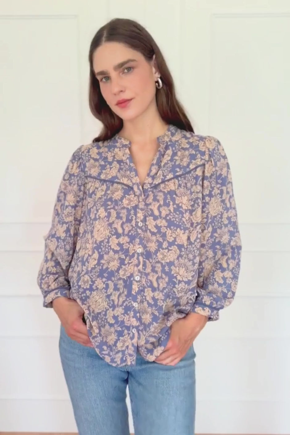 Anna Shirt in Daydreamer Floral