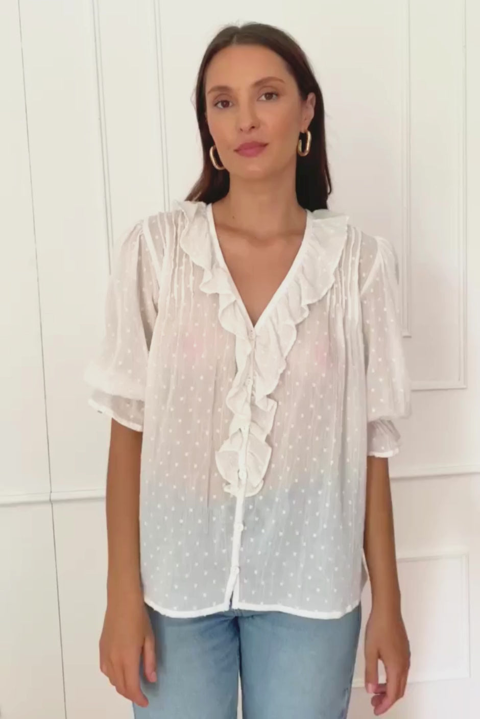 Chloe Shirt in Gold Dust