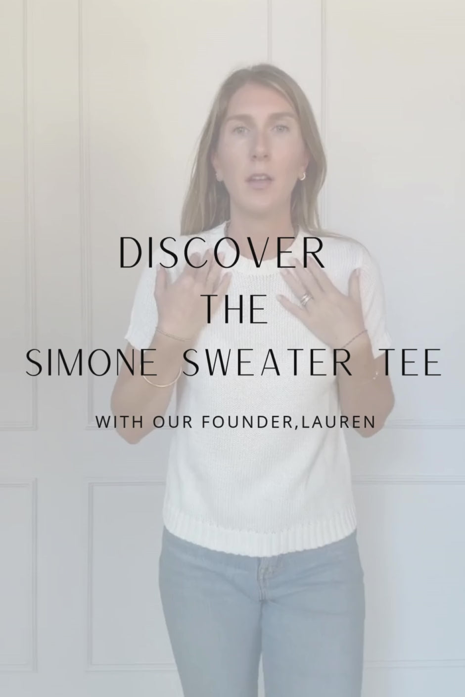 Simone Sweater Tee