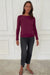 Sloane Crewneck in Plum