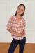 Chloe Shirt in Clay Plaid