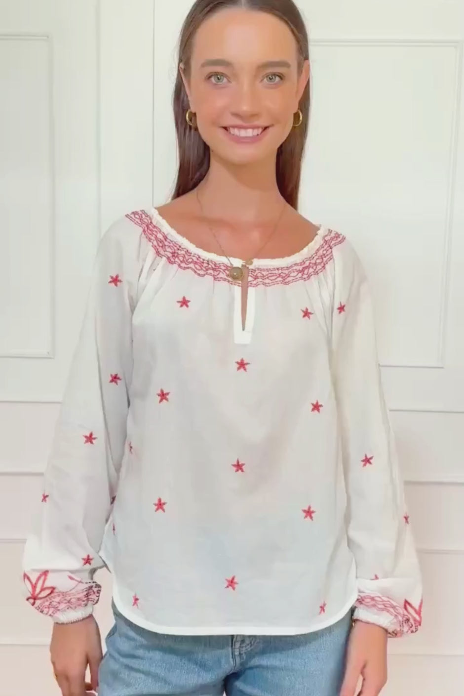 Maise Embroiderd Top