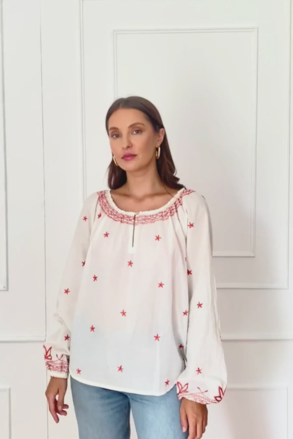Maise Embroiderd Top