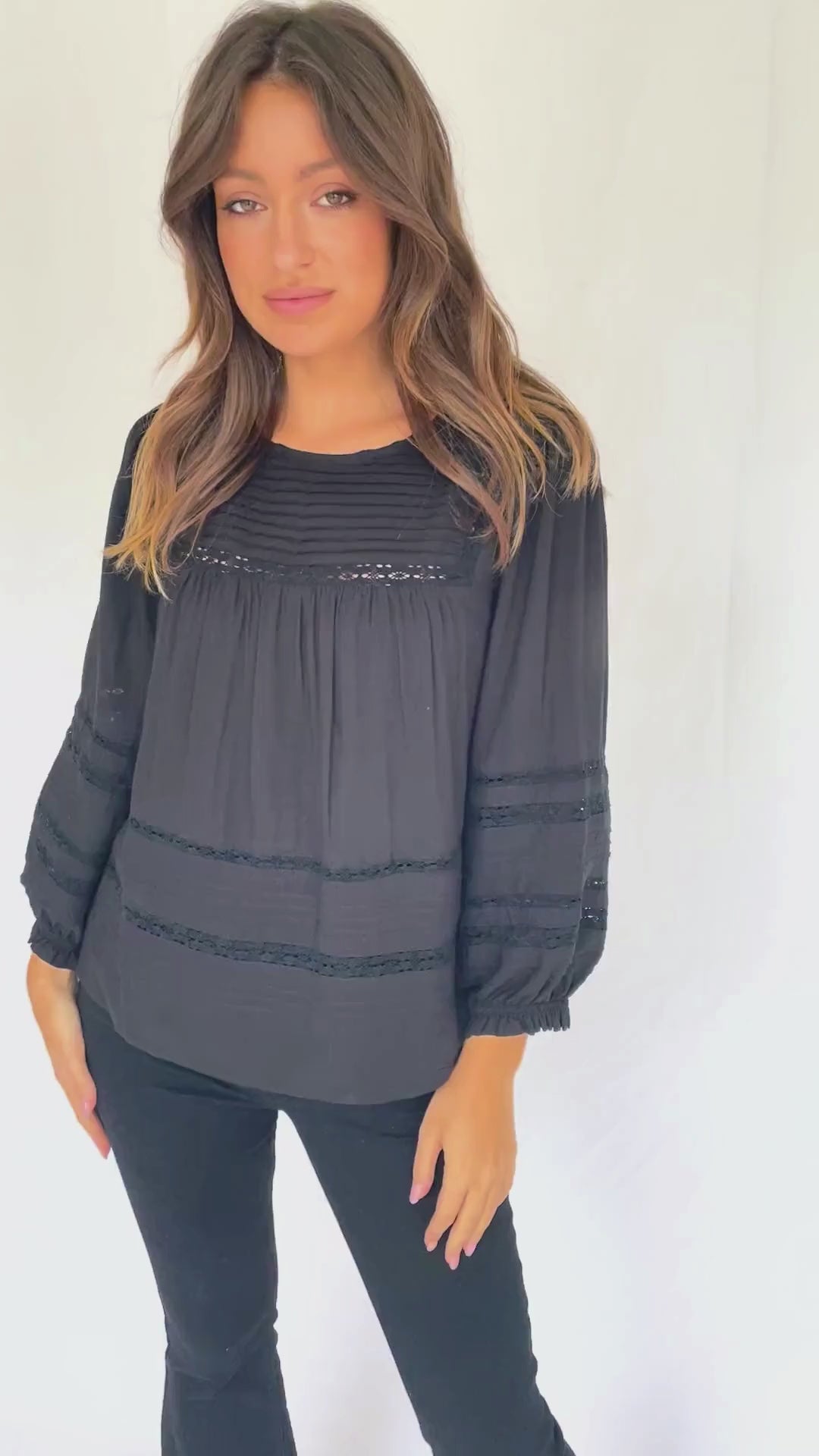 Dawn Blouse in Black